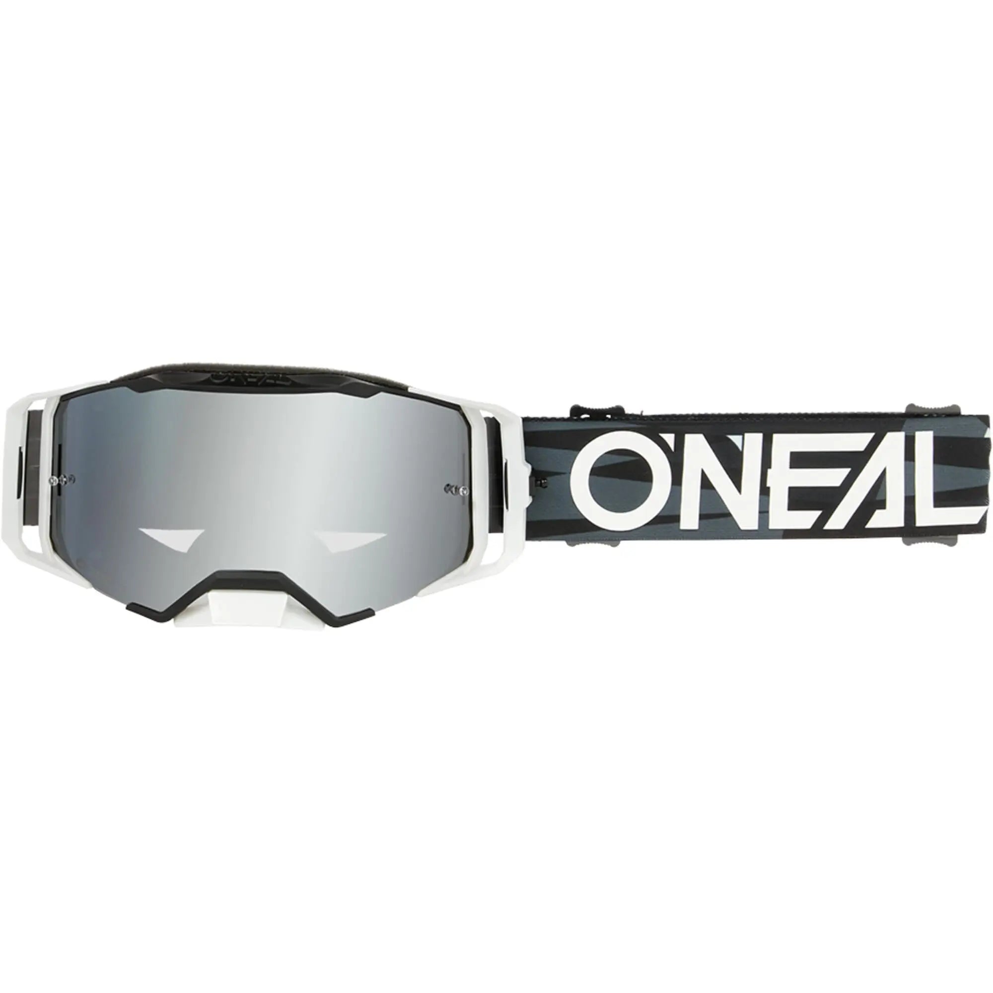 O'Neal B-33 Ictus Cycling Goggle Black / White / Silver Mirror - FREE UK Shipping, FREE 365 Day Returns | Moto Central