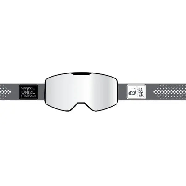O'Neal B-20 Static Cycling Goggle Grey / Silver Mirror - FREE UK Shipping, FREE 365 Day Returns | Moto Central