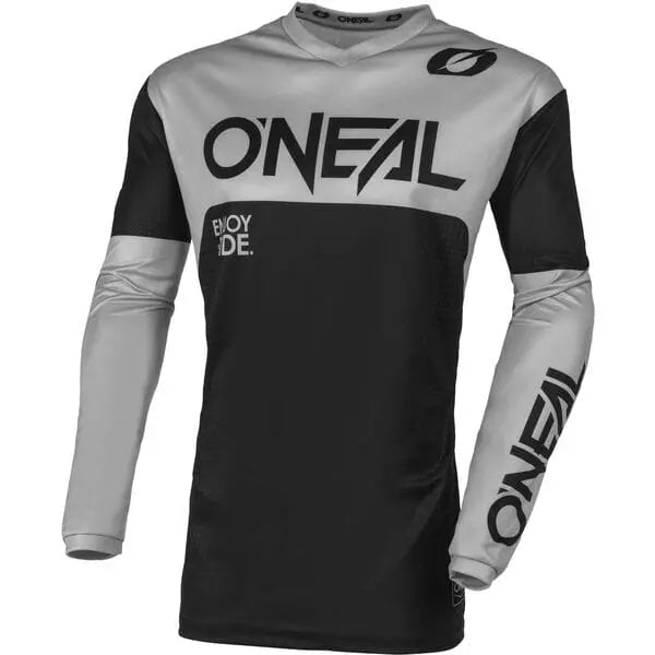 O'Neal Element Racewear V.23 Youth Jersey Black / Grey - FREE UK Shipping, FREE 365 Day Returns | Moto Central