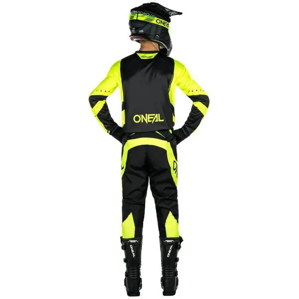 O'Neal Element Racewear V24 Cycling Trousers Black / Yellow - FREE UK Shipping, FREE 365 Day Returns | Moto Central