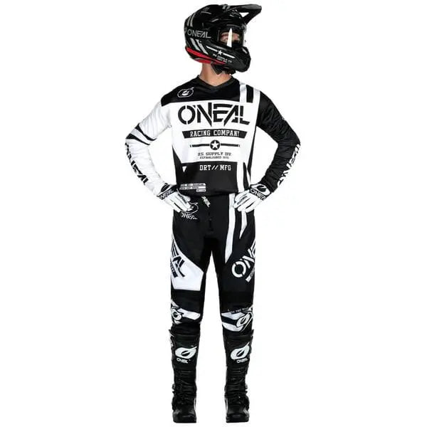 O'Neal Element Warhawk V24 Cycling Trousers Black / White - FREE UK Shipping, FREE 365 Day Returns | Moto Central