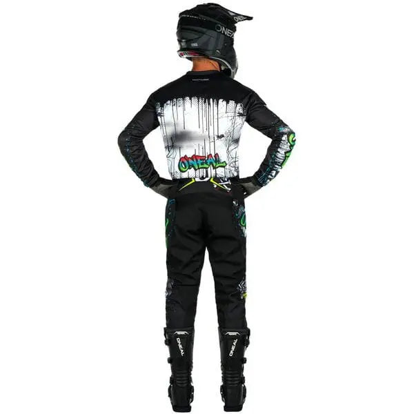 O'Neal Element Rancid V24 Youth Cycling Trousers Black / White - FREE UK Shipping, FREE 365 Day Returns | Moto Central