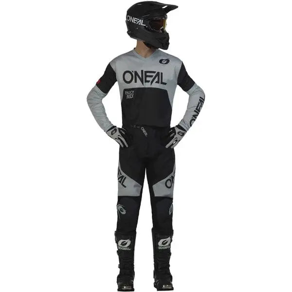 O'Neal Element Racewear V.23 Youth Cycling Trousers Black / Grey - FREE UK Shipping, FREE 365 Day Returns | Moto Central