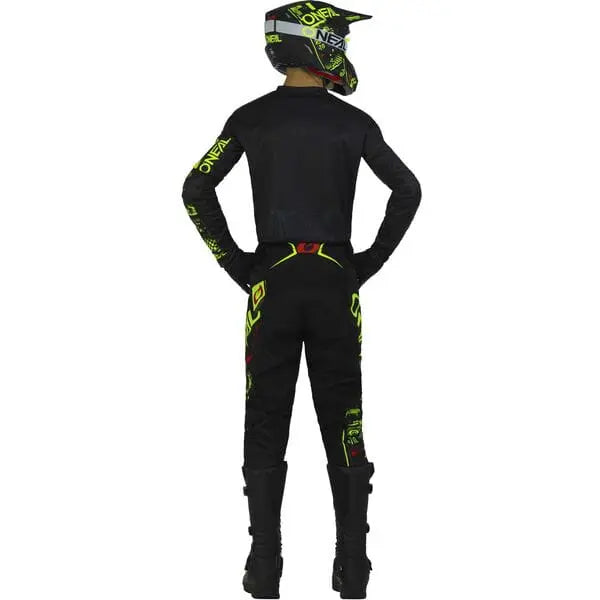 O'Neal Element Attack V.23 Youth Cycling Trousers Neon Yellow / Black - FREE UK Shipping, FREE 365 Day Returns | Moto Central