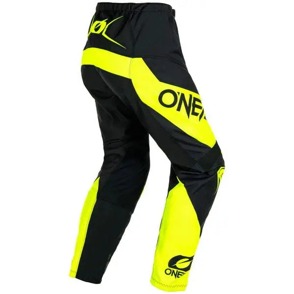 O'Neal Element Racewear V24 Cycling Trousers Black / Yellow - FREE UK Shipping, FREE 365 Day Returns | Moto Central