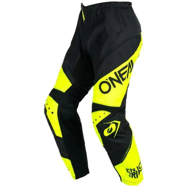 O'Neal Element Racewear V24 Cycling Trousers Black / Yellow - FREE UK Shipping, FREE 365 Day Returns | Moto Central