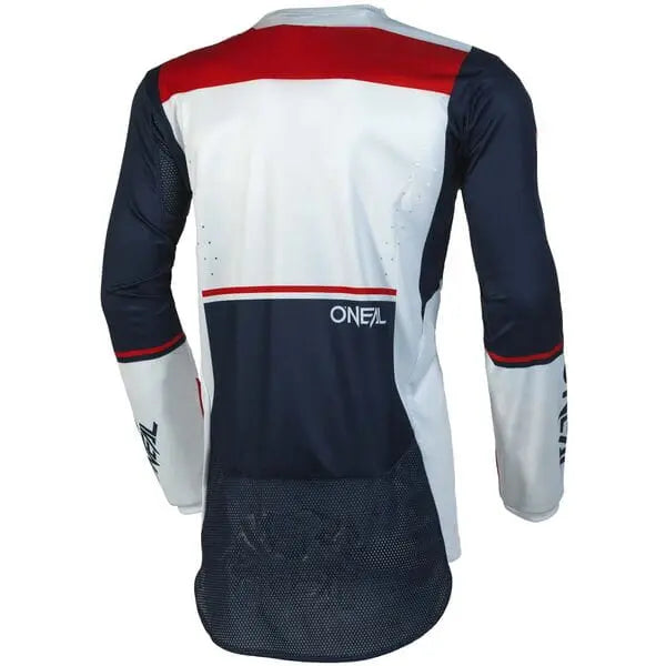 O'Neal Hardwear Flow V.23 Cycling Jersey Blue / White - FREE UK Shipping, FREE 365 Day Returns | Moto Central