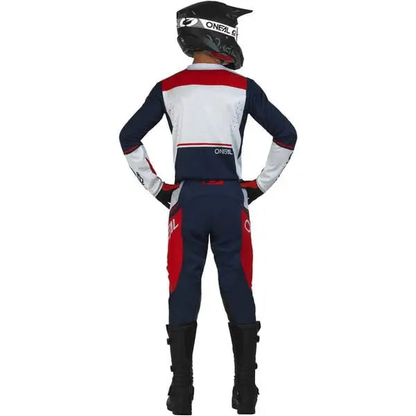 O'Neal Hardwear Flow V.23 Cycling Jersey Blue / White - FREE UK Shipping, FREE 365 Day Returns | Moto Central