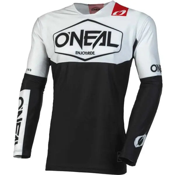 O'Neal Mayhem Hexx V.23 Youth Cycling Jersey Black / White - FREE UK Shipping, FREE 365 Day Returns | Moto Central