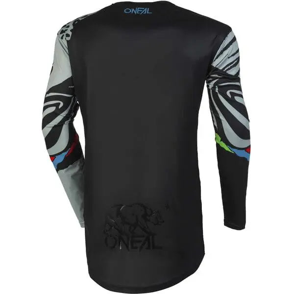 O'Neal Mayhem Wild V.23 Youth Jersey Black / Grey - FREE UK Shipping, FREE 365 Day Returns | Moto Central