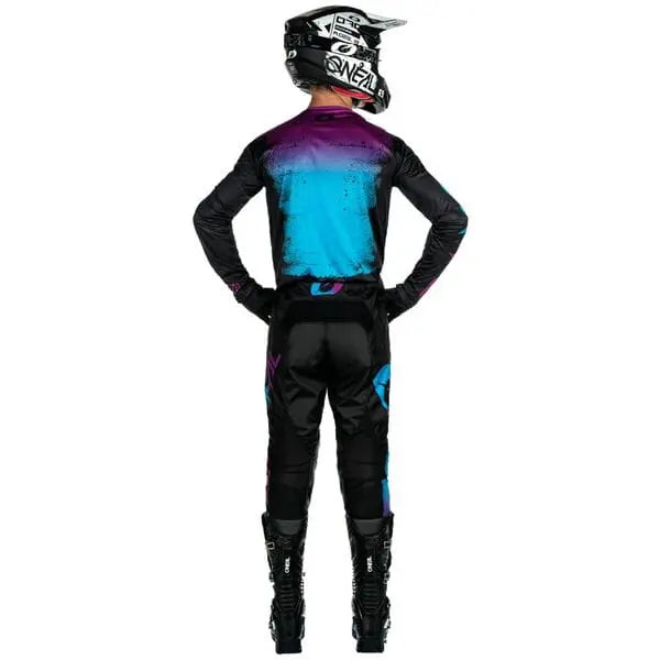O'Neal Mayhem Scarz V.24 Cycling Trousers Black / Blue - FREE UK Shipping, FREE 365 Day Returns | Moto Central