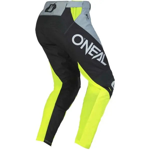 O'Neal Mayhem Hexx V.23 Cycling Trousers Grey / Neon Yellow - FREE UK Shipping, FREE 365 Day Returns | Moto Central