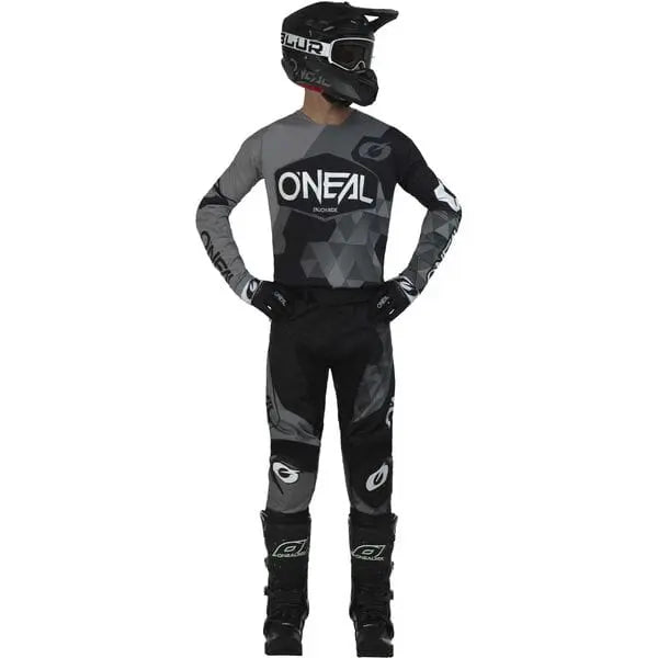 O'Neal Mayhem Covert V.23 Cycling Jersey Black / Grey - FREE UK Shipping, FREE 365 Day Returns | Moto Central