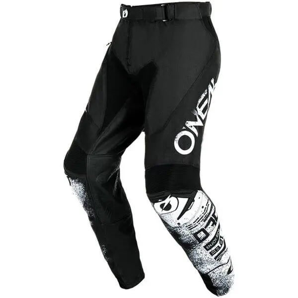 O'Neal Mayhem Scarz V.24 Cycling Trousers Black / White - FREE UK Shipping, FREE 365 Day Returns | Moto Central