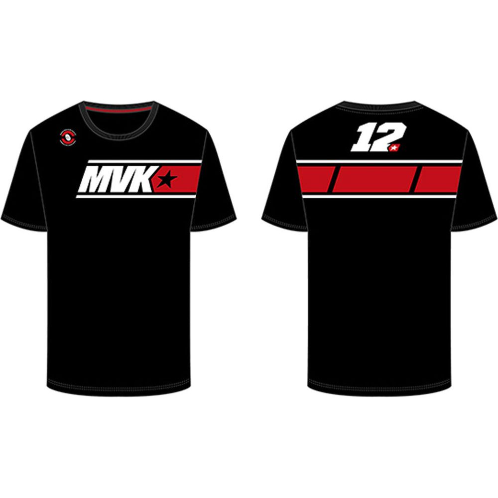 VR46 Vinales T-Shirt Black / Red