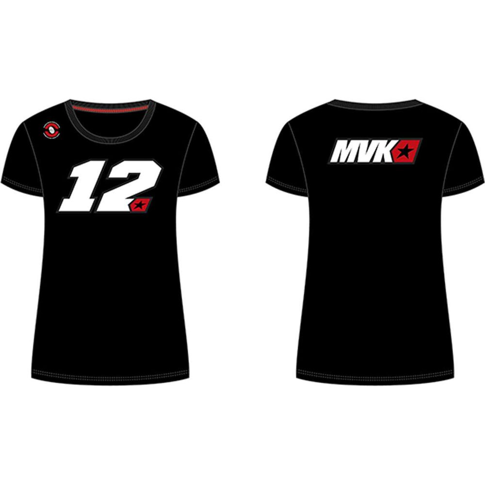 VR46 Vinales T-Shirt Black / White / Red