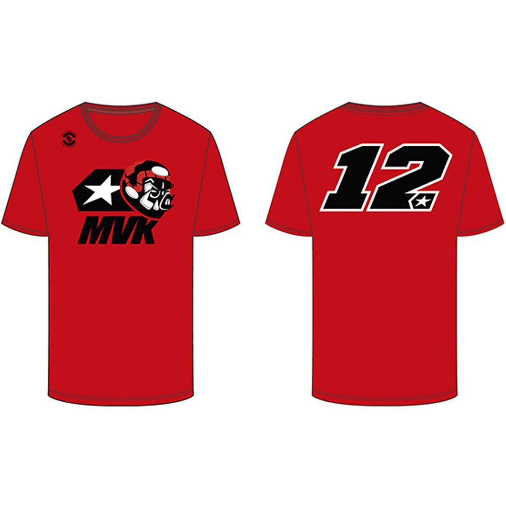 VR46 Vinales T-Shirt Red / Black