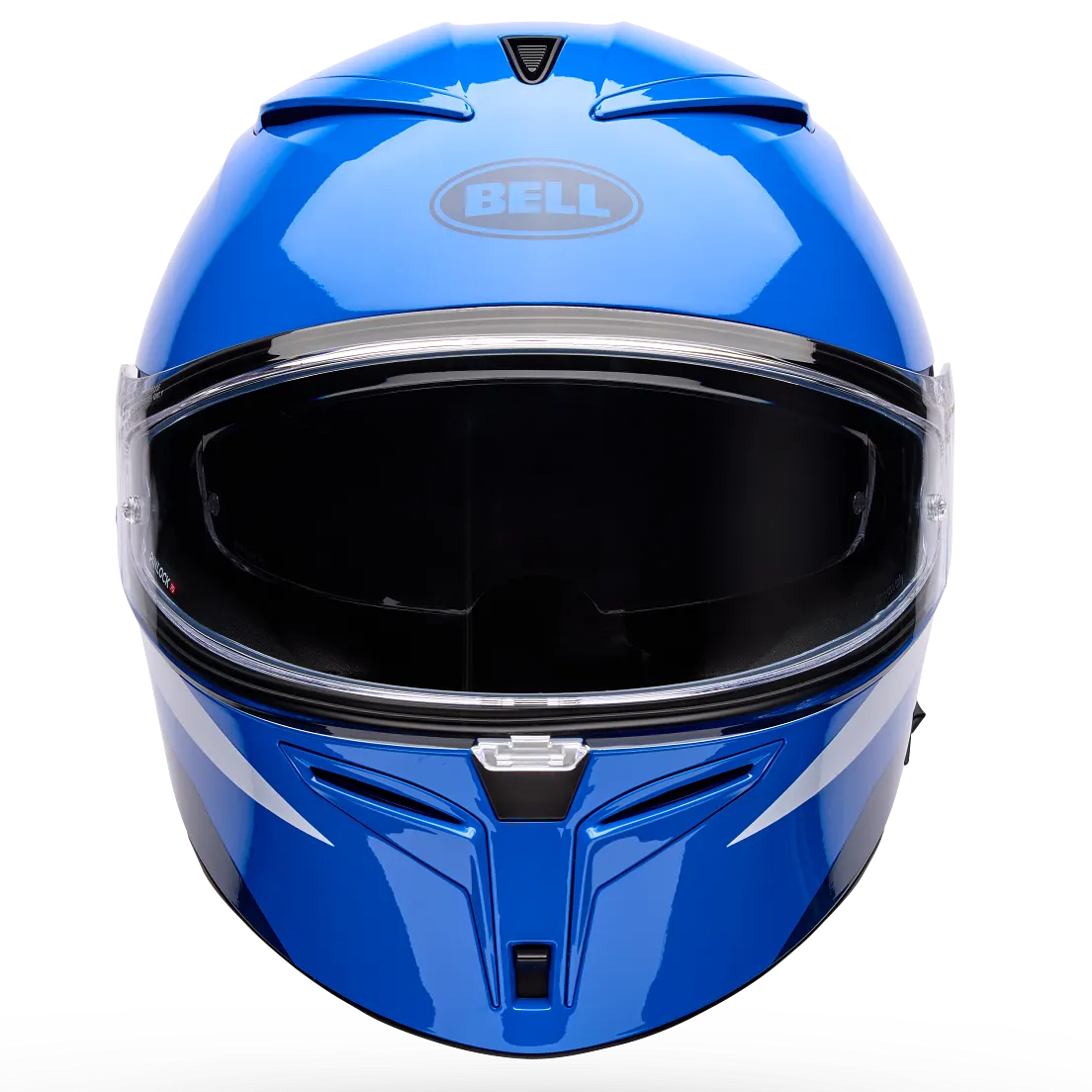 Bell Lithium Flip ECE 22.06 Blue full-face motorcycle helmet, front view