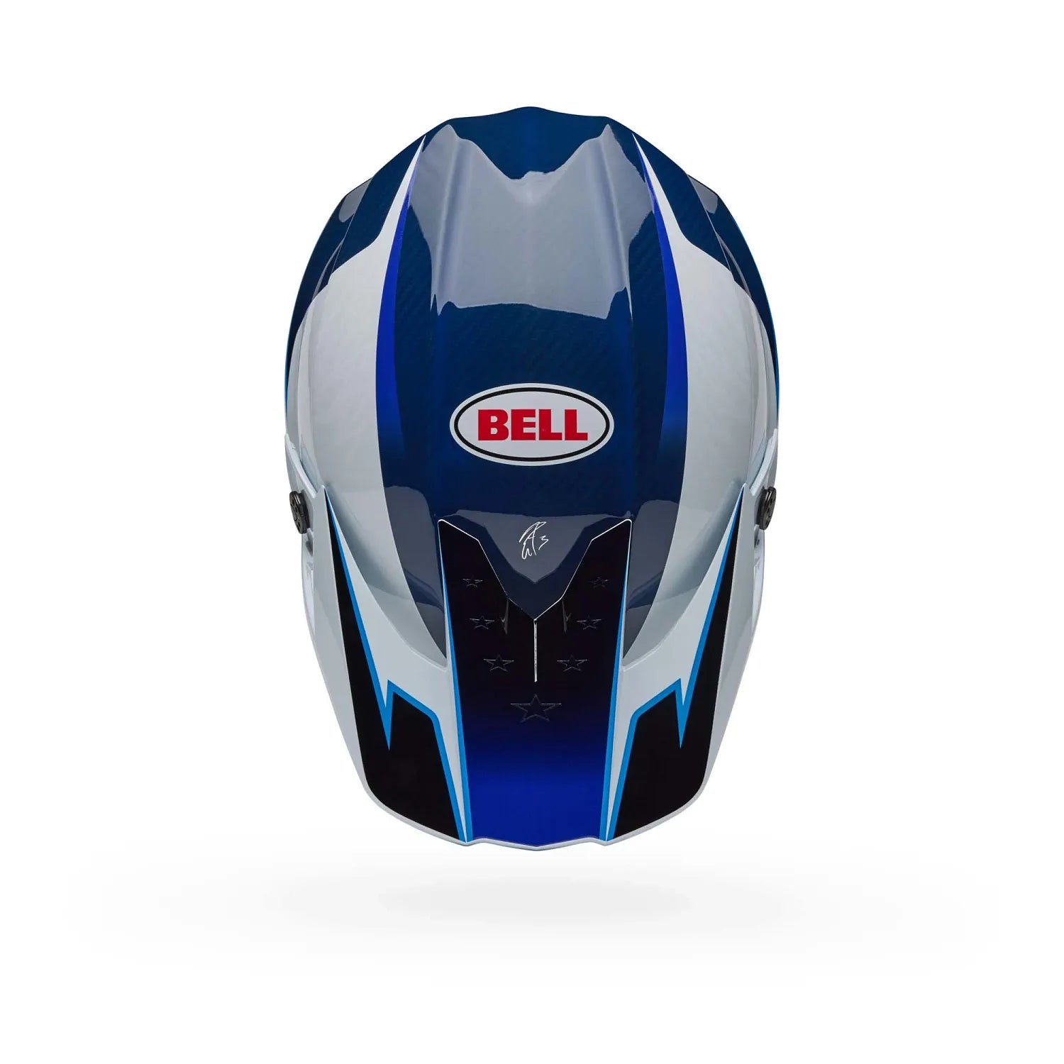 Bell Moto-10 Spherical Tomac25 ECE 22.06 Gloss Blue / White