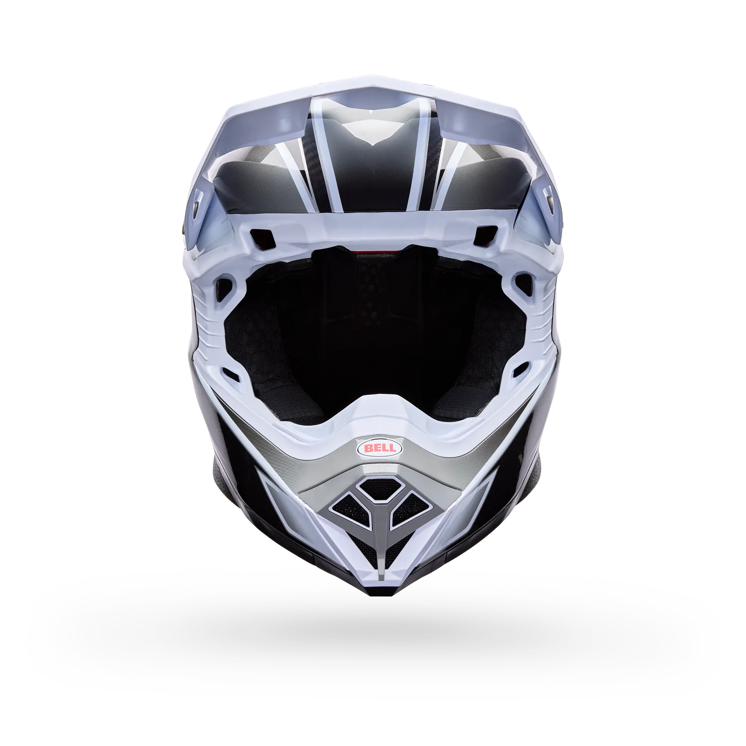 Bell Moto-10 Spherical Grid ECE 22.06 White / Black / Grey
