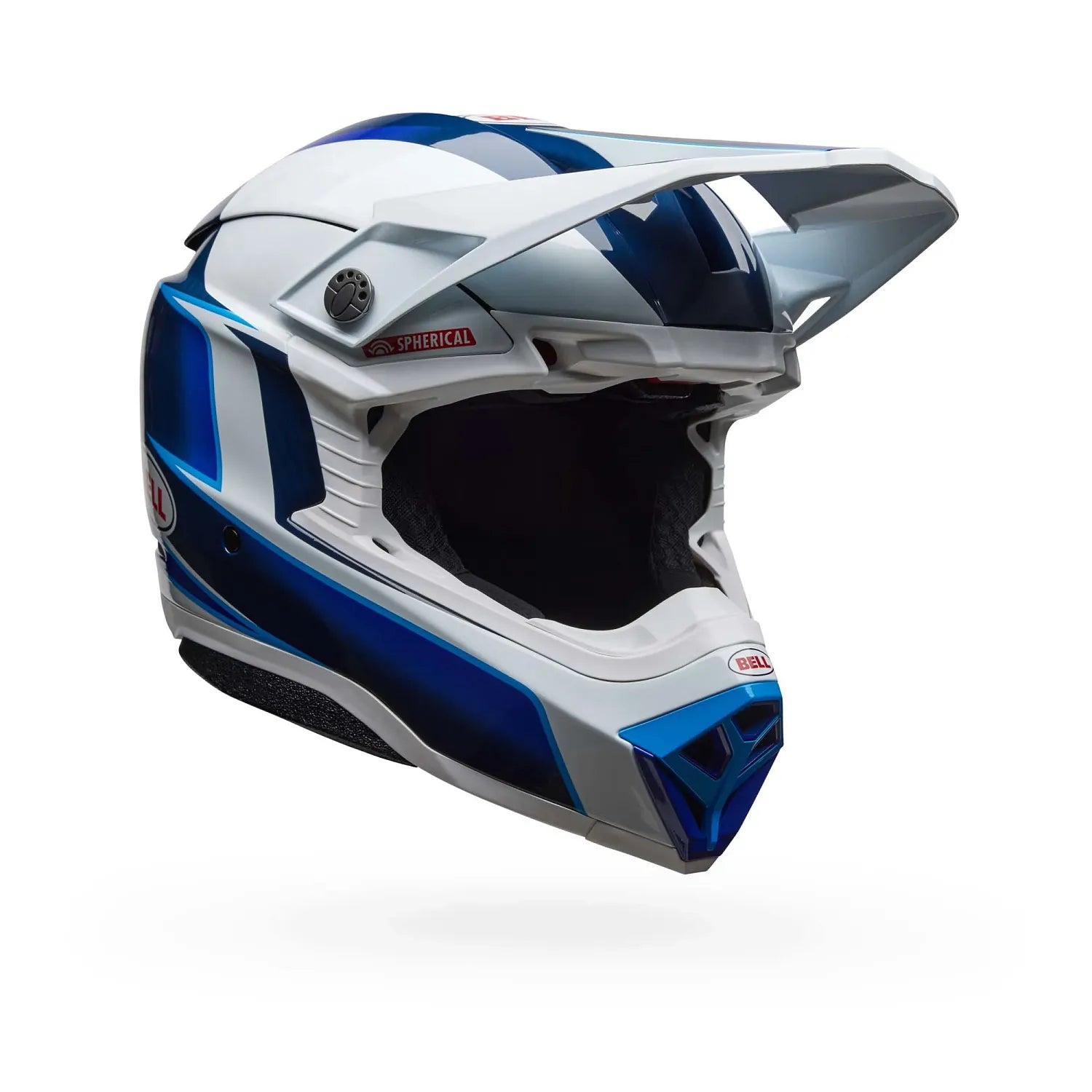 Bell Moto-10 Spherical Tomac25 ECE 22.06 Gloss Blue / White
