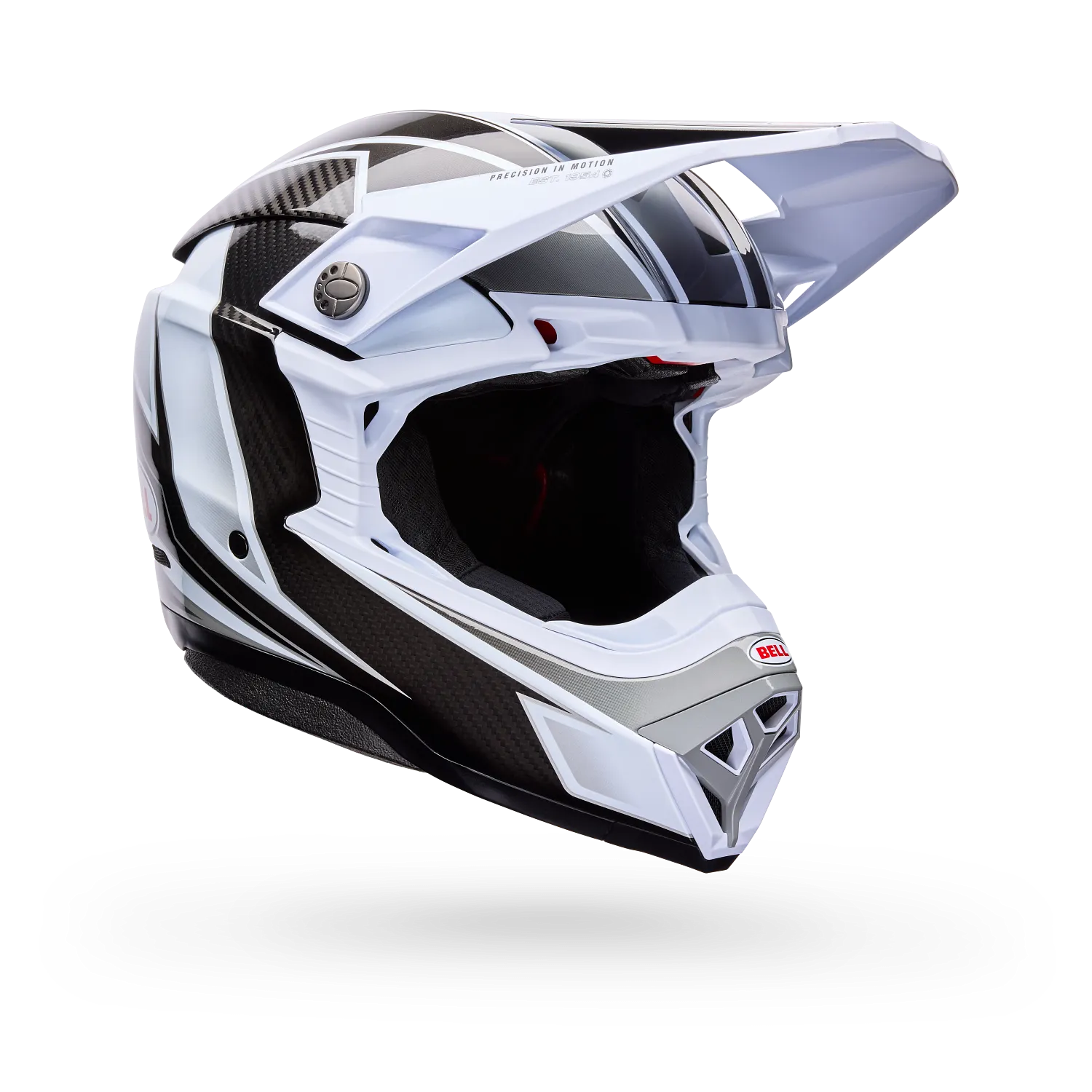Bell Moto-10 Spherical Grid ECE 22.06 White / Black / Grey
