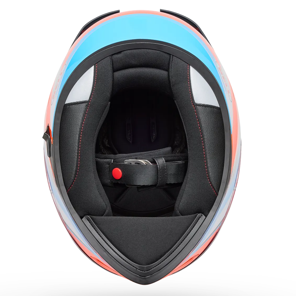 Bell Lithium Nova ECE 22.06 Orange / Blue - FREE UK Delivery, FREE 365 Day Returns | Moto Central