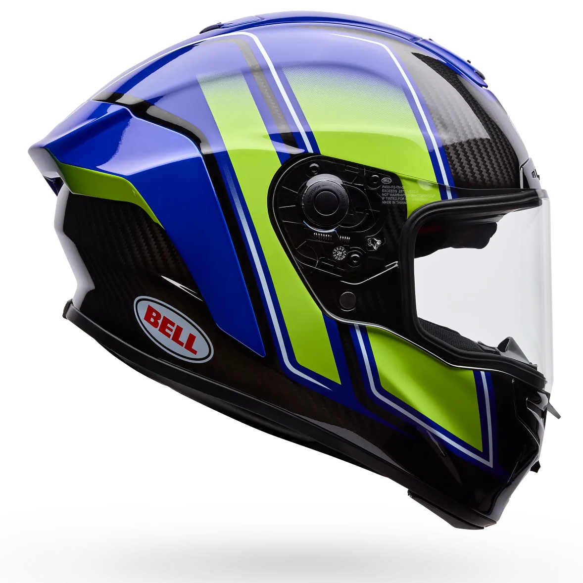 Bell Race Star DLX Flex Grid ECE 22.06 Blue / Yellow - FREE UK Delivery, FREE 365 Day Returns | Moto Central