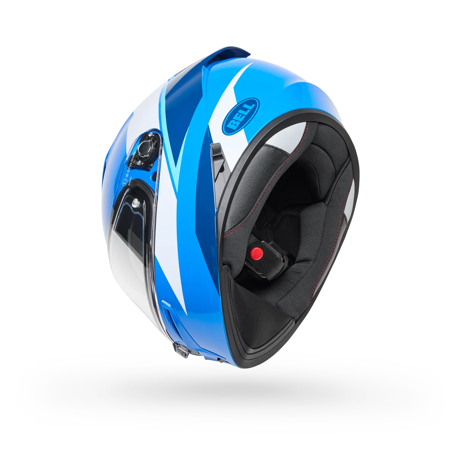 Bell Lithium Flip ECE 22.06 Blue - FREE UK Delivery, FREE 365 Day Returns | Moto Central