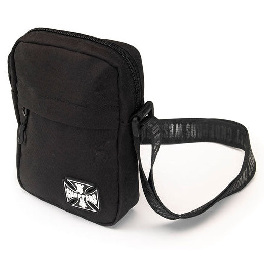 West Coast Choppers Shoulder Bag Black - three-quarter view