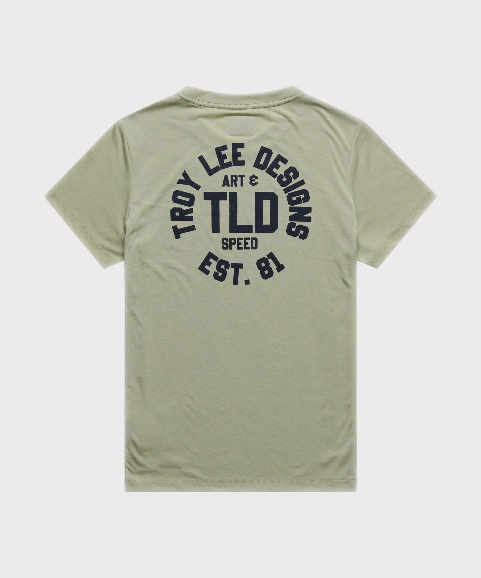 Troy Lee Designs Lilium Ride Short Sleeves Ladies Cycle T-Shirt Stamps Sage - FREE UK Shipping, FREE 365 Day Returns | Moto Central