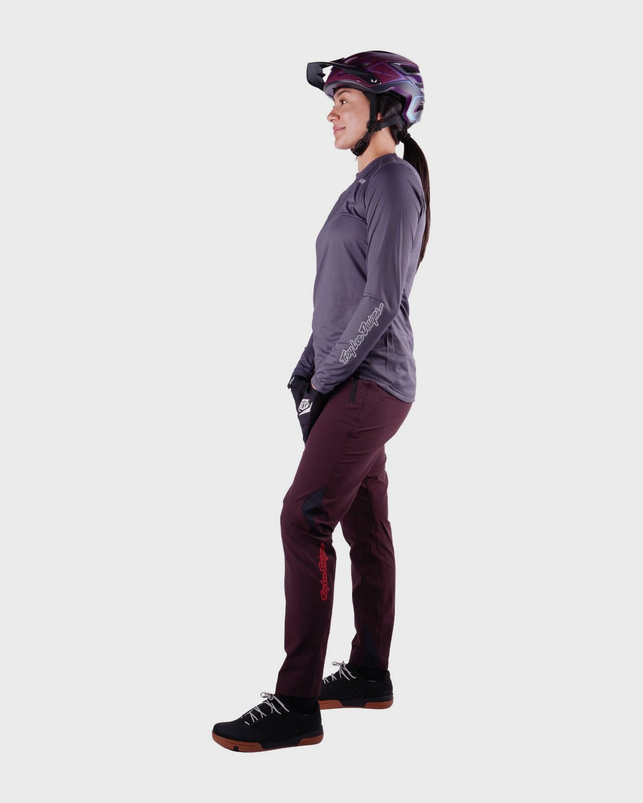 Troy Lee Designs Lilium Pro Ladies Cycle Trouser Mono Bark - FREE UK Shipping, FREE 365 Day Returns | Moto Central