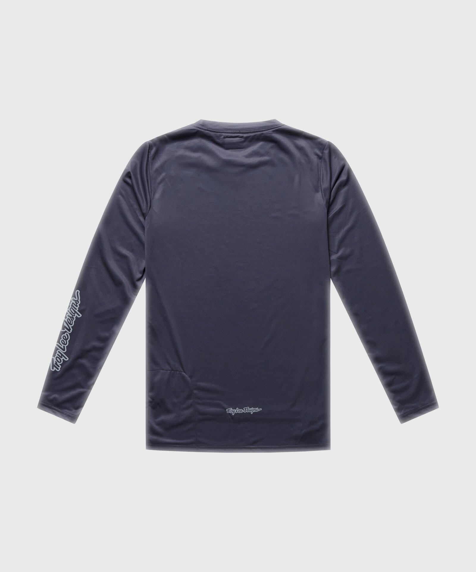 Troy Lee Designs Lilium Pro Long Sleeves Ladies Cycle Jersey Mono Carbon - FREE UK Shipping, FREE 365 Day Returns | Moto Central