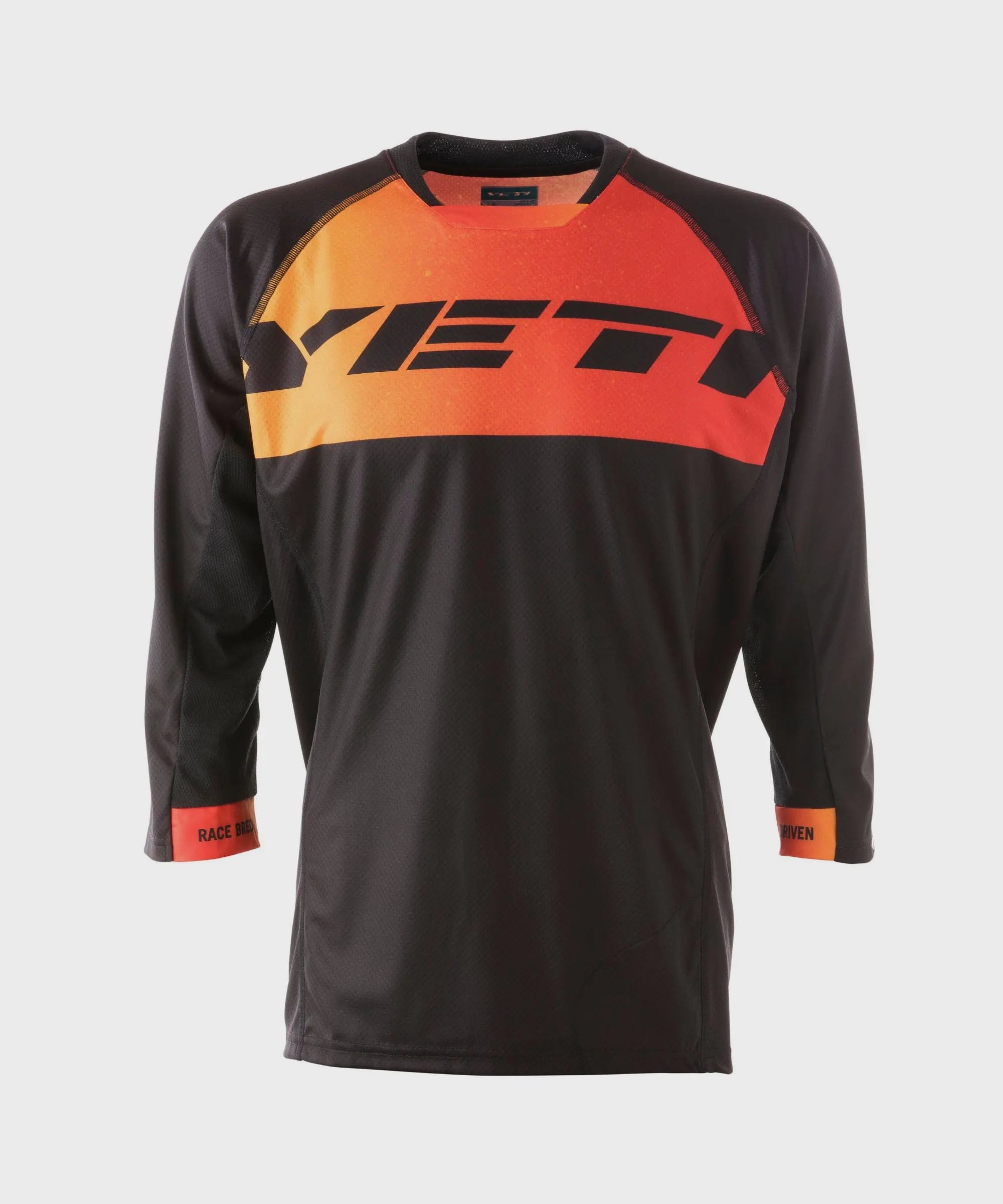 Yeti Enduro Cycle Jersey Black / Inferno - FREE UK Shipping, FREE 365 Day Returns | Moto Central
