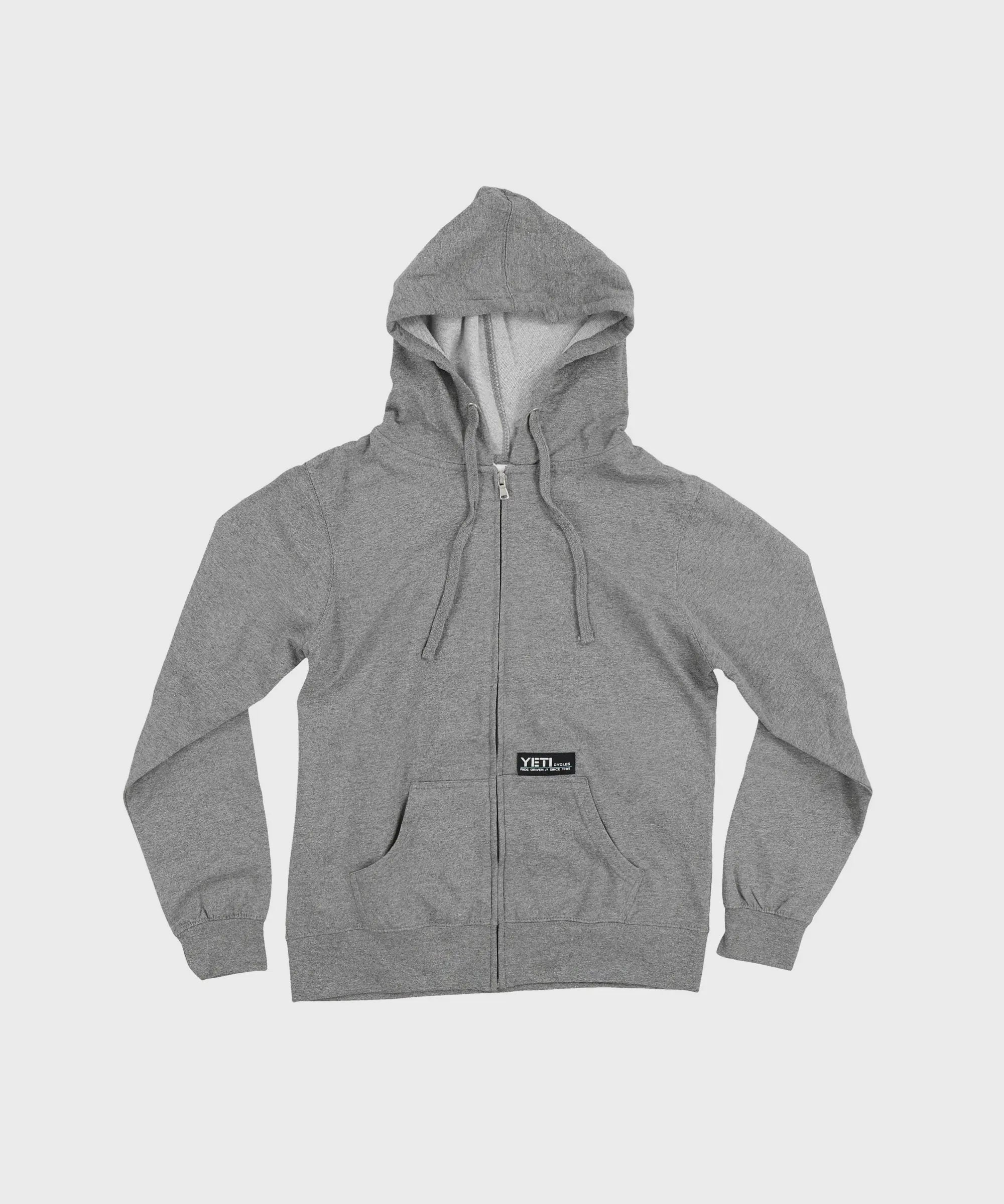 Yeti Zulu Zip Ladies Cycle Hoodie Gunmetal Heather - FREE UK Shipping, FREE 365 Day Returns | Moto Central