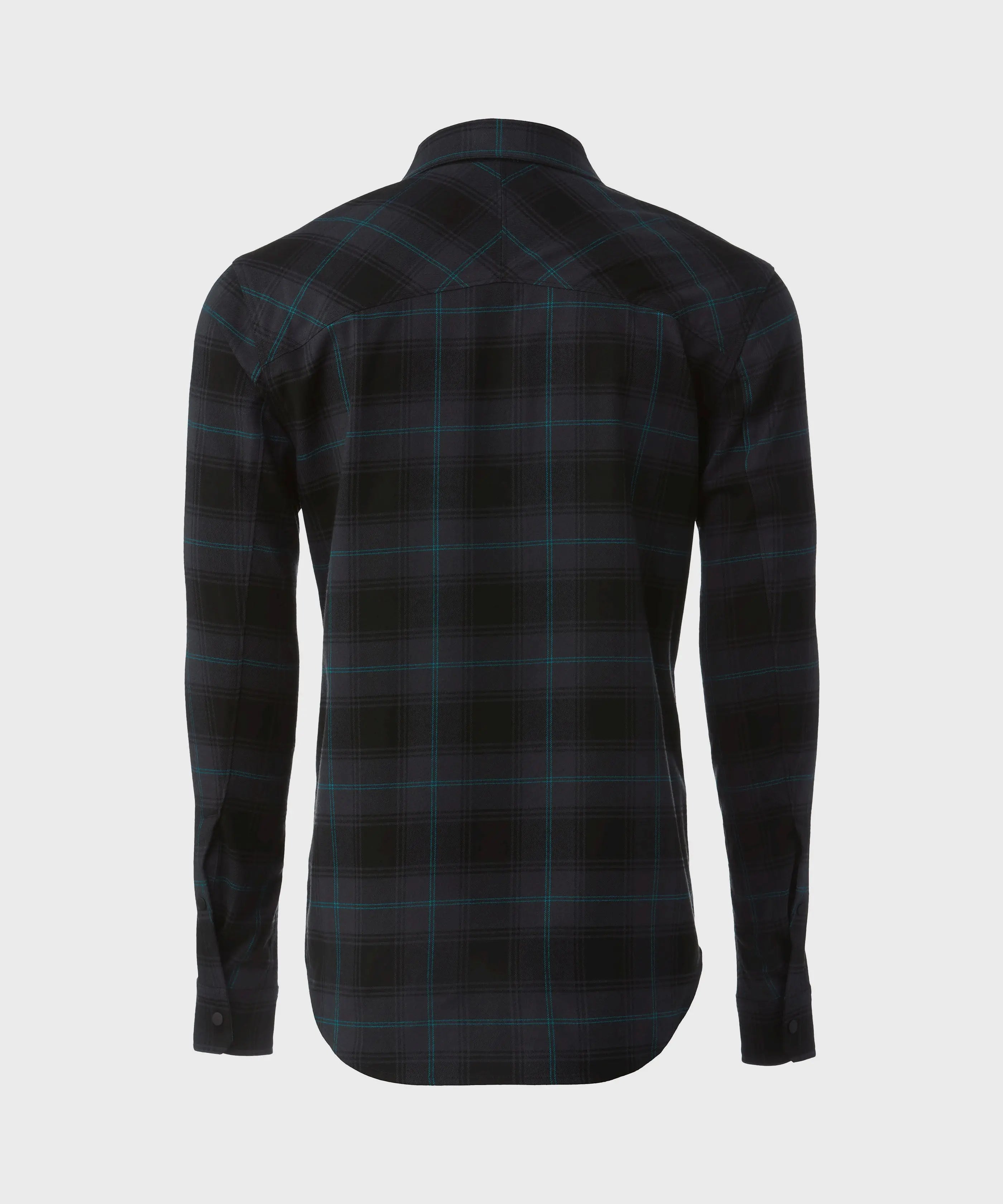 Yeti Stagecoach Flannel Cycle Shirt Black / Grey Plaid - FREE UK Shipping, FREE 365 Day Returns | Moto Central