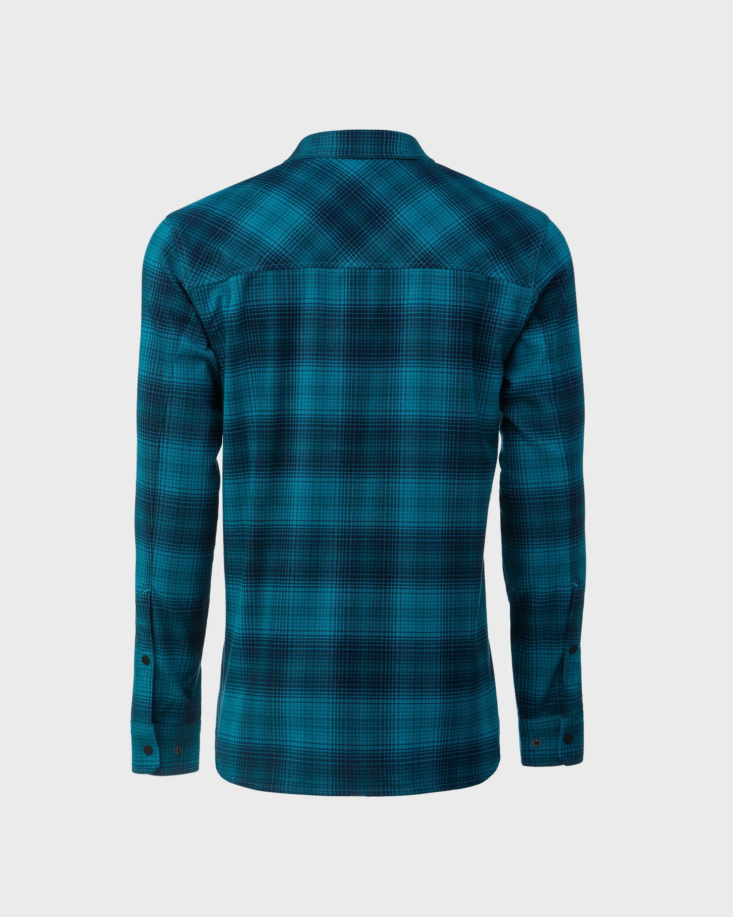 Yeti Stagecoach Flannel Cycle Shirt Turq Plaid - FREE UK Shipping, FREE 365 Day Returns | Moto Central