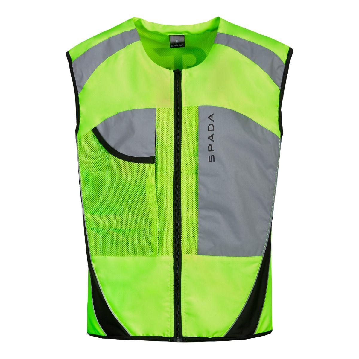 Spada Spark Hi-Vis Vest Yellow FREE UK Delivery, FREE 365 Day Returns | Moto Central