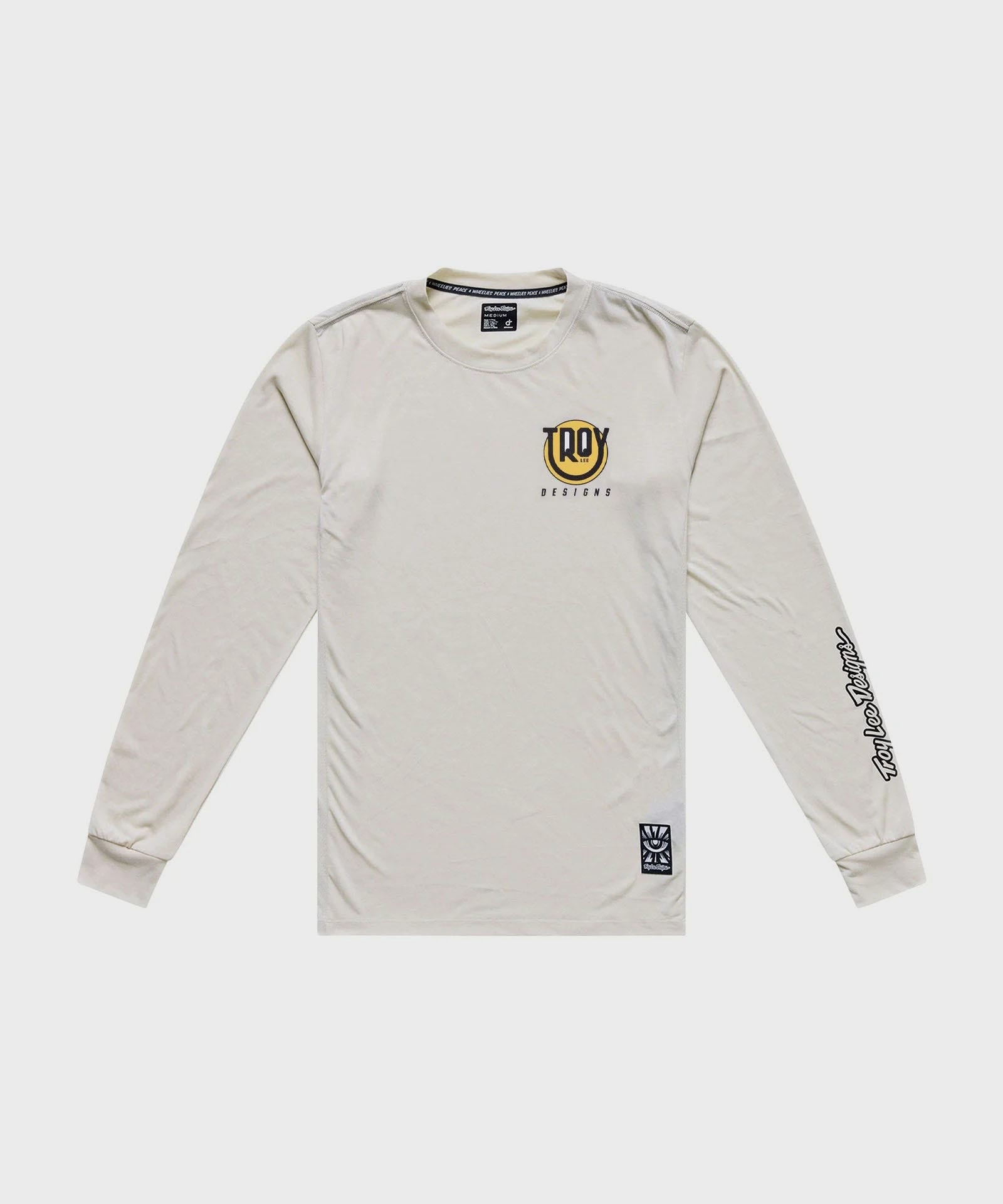 Troy Lee Designs Skyline Ride Long Sleeves Youth Cycle T-Shirt Happy Pumice - FREE UK Shipping, FREE 365 Day Returns | Moto Central