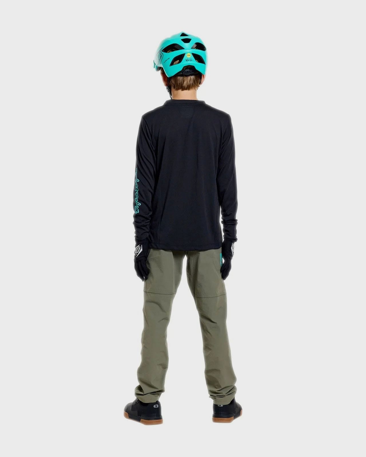 Troy Lee Designs Skyline Trail Youth Cycle Trouser Mono Army - FREE UK Shipping, FREE 365 Day Returns | Moto Central