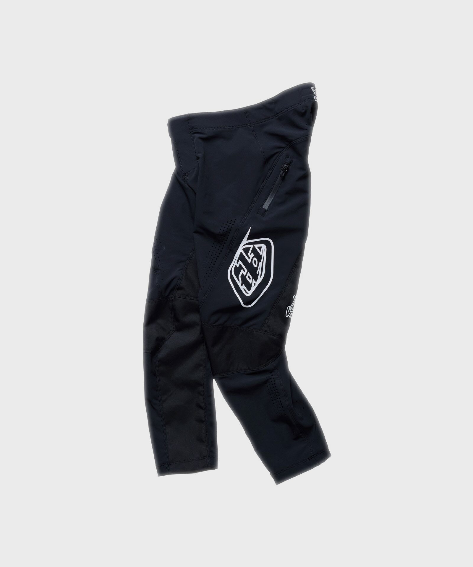 Troy Lee Designs Sprint Pro Youth Cycle Trouser Mono Black - FREE UK Shipping, FREE 365 Day Returns | Moto Central