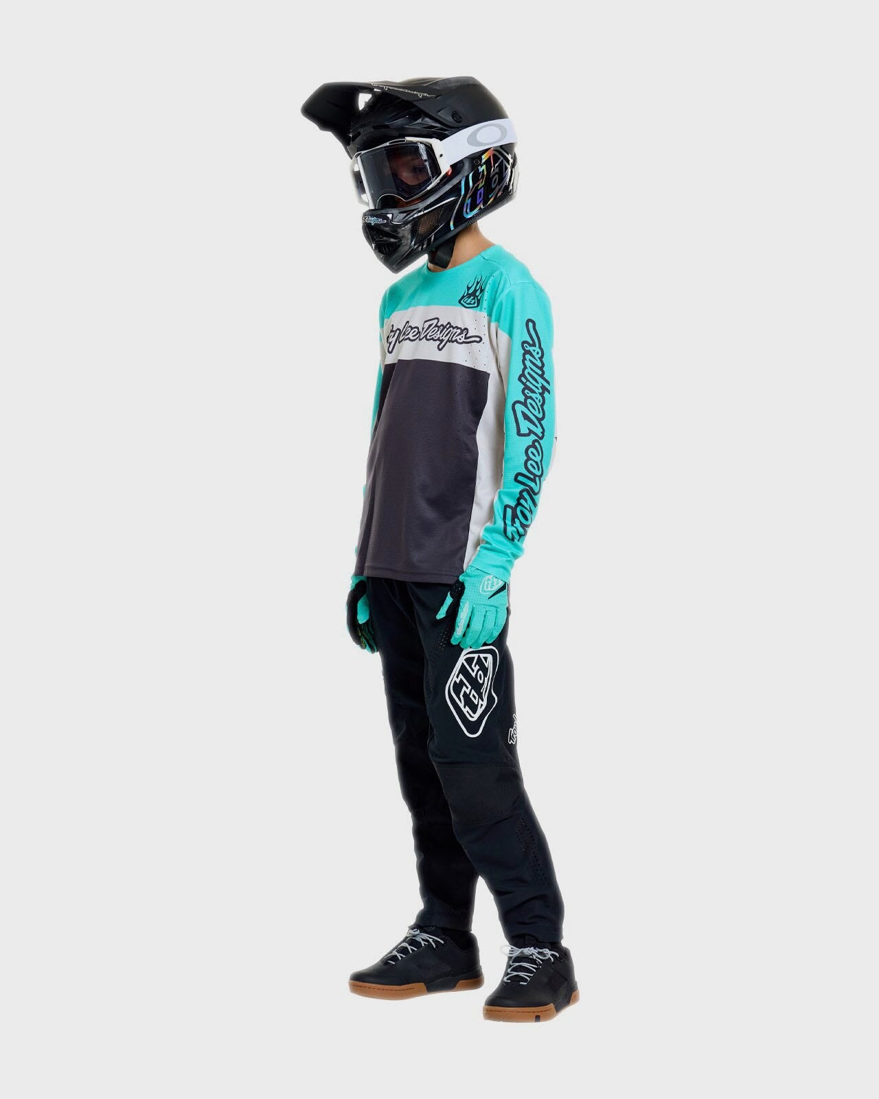 Troy Lee Designs Sprint Pro Youth Cycle Trouser Mono Black - FREE UK Shipping, FREE 365 Day Returns | Moto Central
