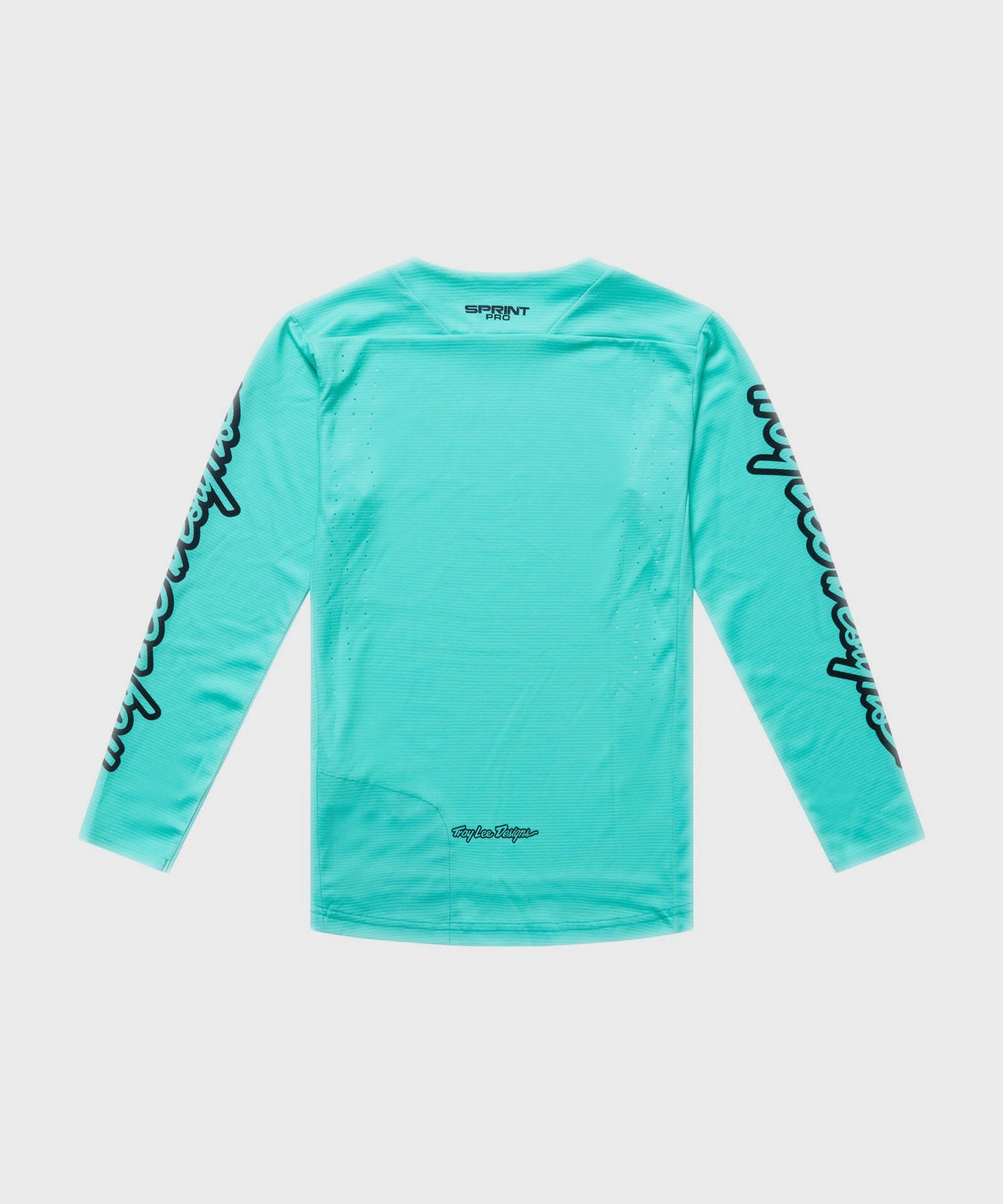Troy Lee Designs Sprint Pro Youth Cycle Jersey Mono Real Teal - FREE UK Shipping, FREE 365 Day Returns | Moto Central