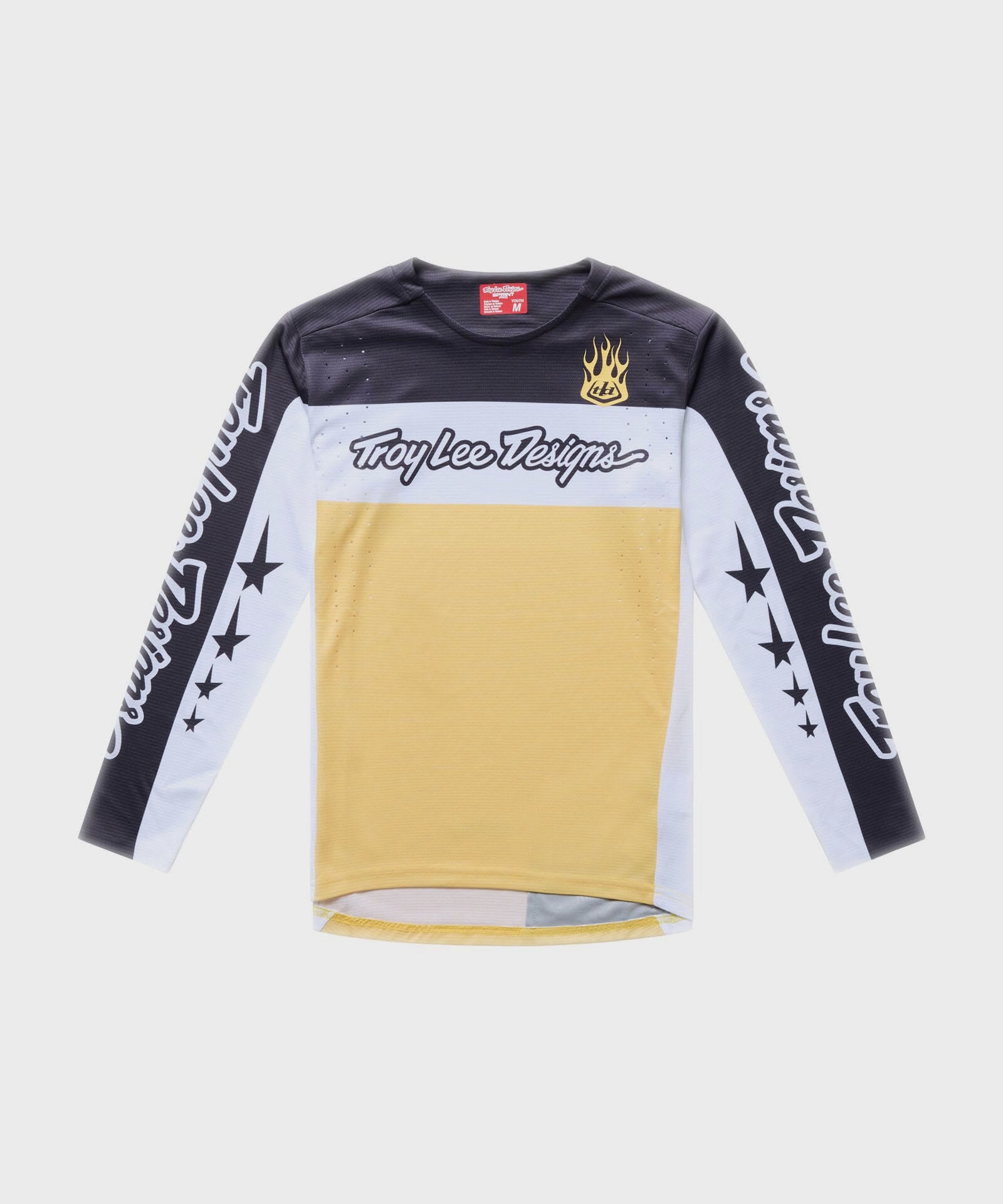 Troy Lee Designs Sprint Pro Youth Cycle Jersey Yo Moto Butter - FREE UK Shipping, FREE 365 Day Returns | Moto Central