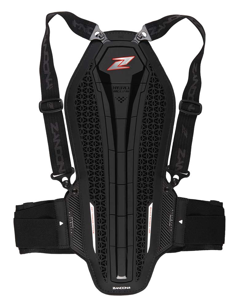 Zandona Hybrid Back Pro X7 back protector Black, front view