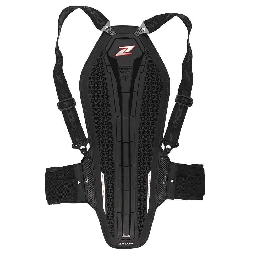 Zandona Hybrid Back Pro X8 back protector Black, front view