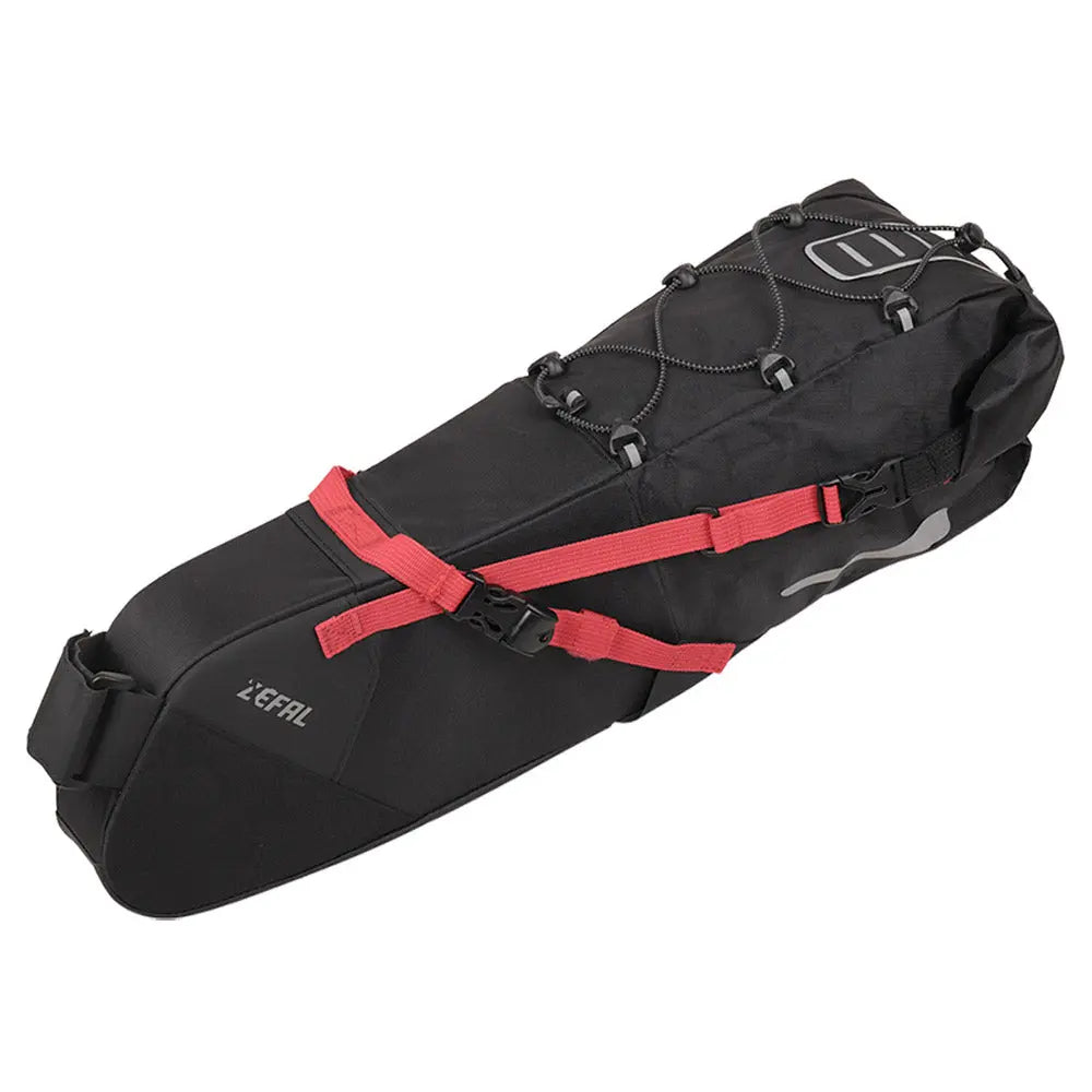 Zefal Z Adventure R11 Saddle Bag Black / Red - 11 L - FREE UK Shipping, FREE 365 Day Returns | Moto Central