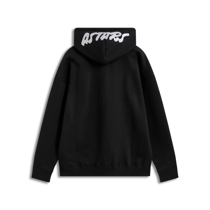 Alpinestars Pioneer Oversized Hoodie Black FREE UK Delivery, FREE 365 Day Returns | Moto Central