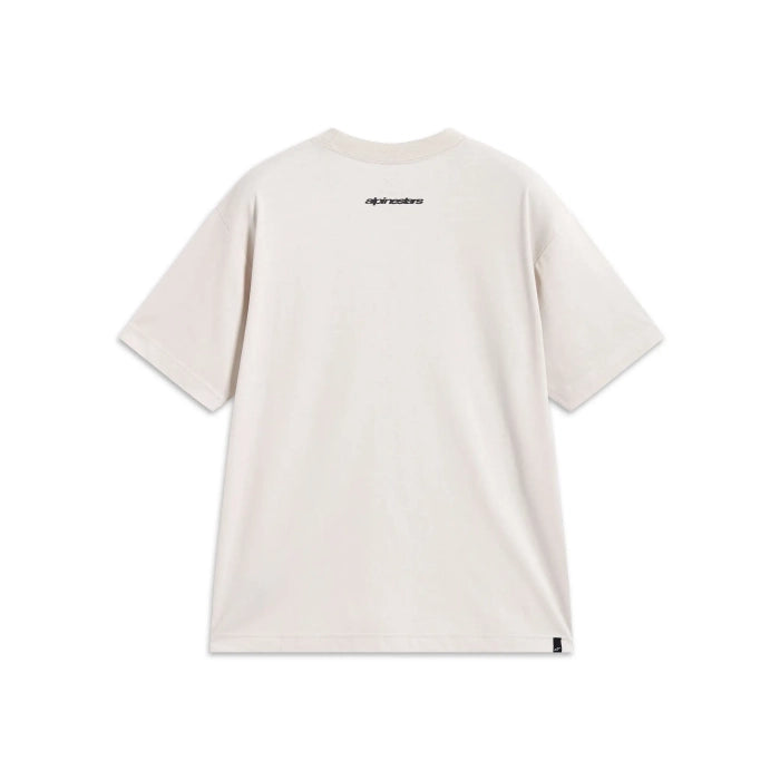 Alpinestars Mandate Oversized Short Sleeves CSF Tee Cement FREE UK Delivery, FREE 365 Day Returns | Moto Central