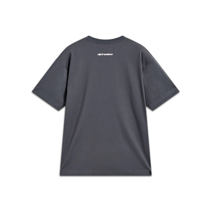 Alpinestars Mandate Oversized Short Sleeves CSF Tee Charcoal FREE UK Delivery, FREE 365 Day Returns | Moto Central